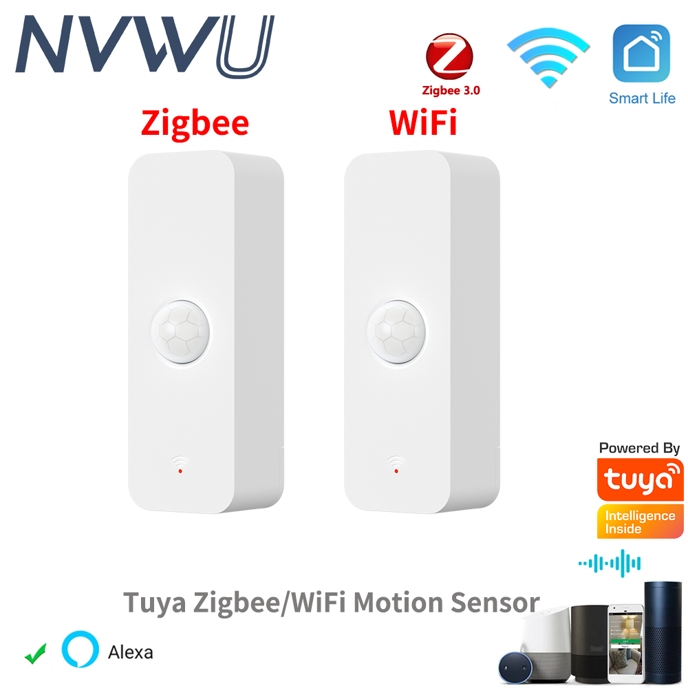 Pir Motion Sensor - Zigbee PIR Sensor gerak WiFi, detektor