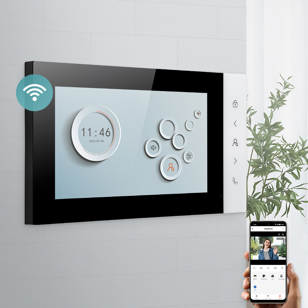 Video Doorbell - HOMSECUR XM716D Tuya App Monitor Dalam