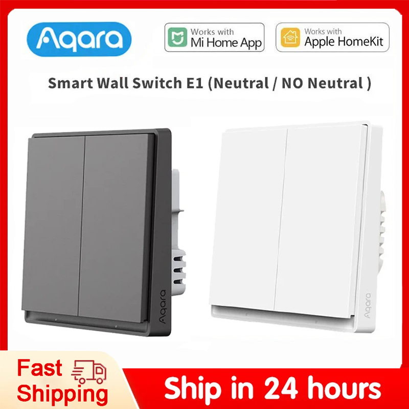 Smart Home Yeelight - Aqara saklar dinding pintar E1 Zigbee