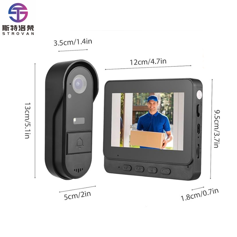 Smart Home Video Doorbell Installation - Sistem Bel Pintu Pintar 4,3 Inci