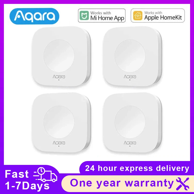 Smart Home Yeelight - Aqara Sensor rumah pintar, nirkabel tombol