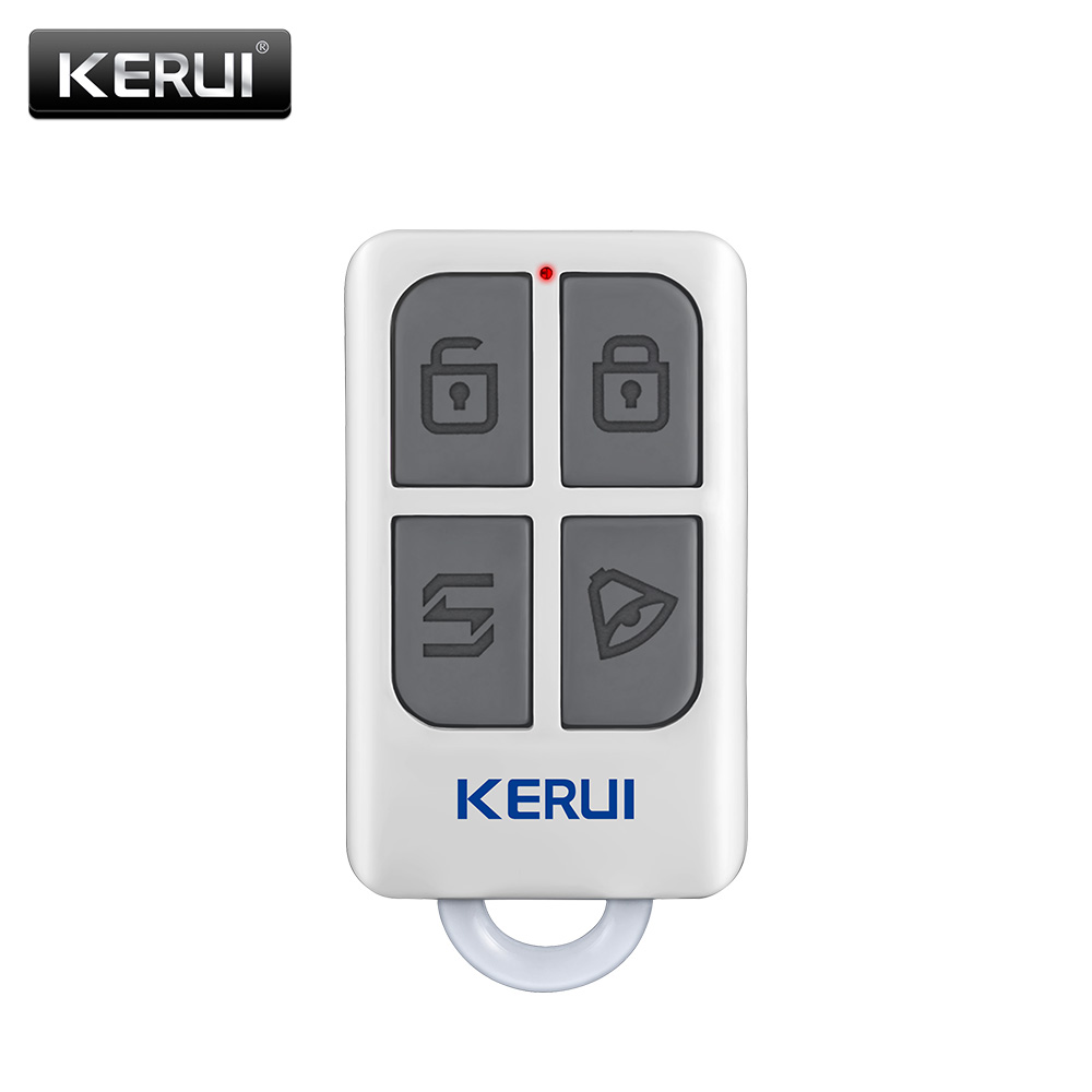 Smart Home Security System - KERUI Gantungan Kunci 4 Tombol Remote