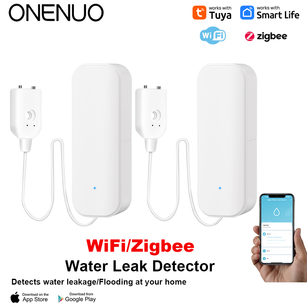 Smart Home Security System - Sensor Kebocoran Air WiFi atau Zigbee