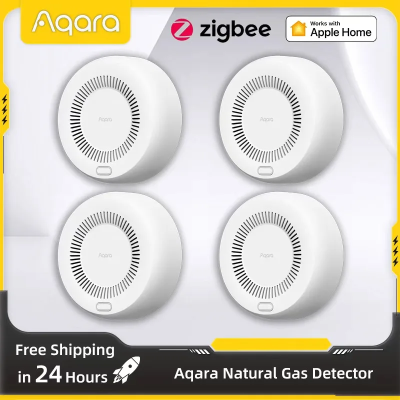 Smart Home Xiaomi App - Detektor Gas Alam Aqara Alarm Kebocoran