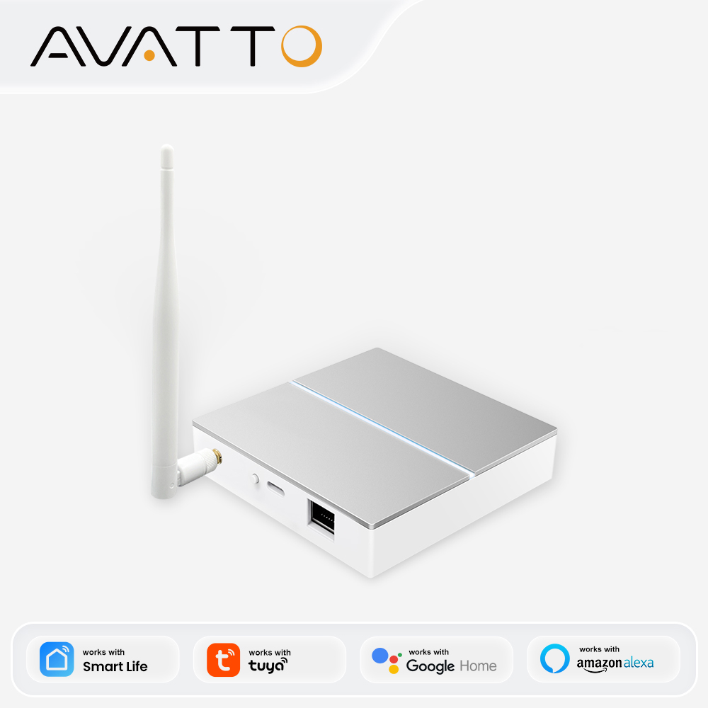 Smart Home Hub Ikea - AVATTO Tuya ZigBee Gateway dengan Antena