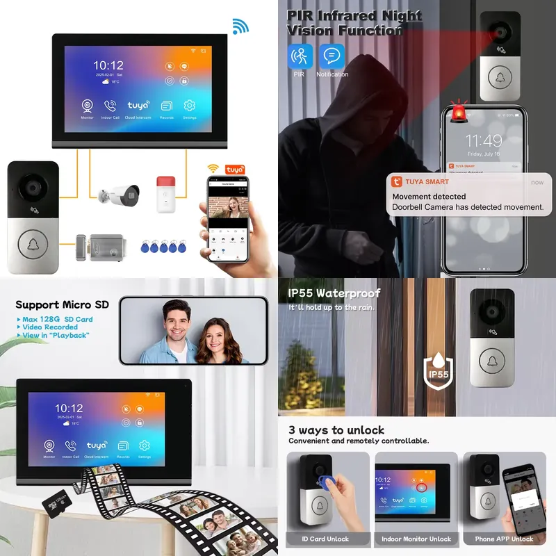 Video Doorbell - 【CHIMU HOME】 Kamera Interkom Video IP