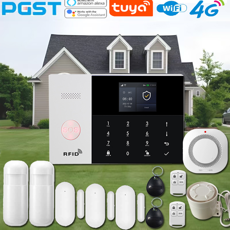 Smart Home Security System - PGST PG-105 Sistem Alarm Keamanan Rumah