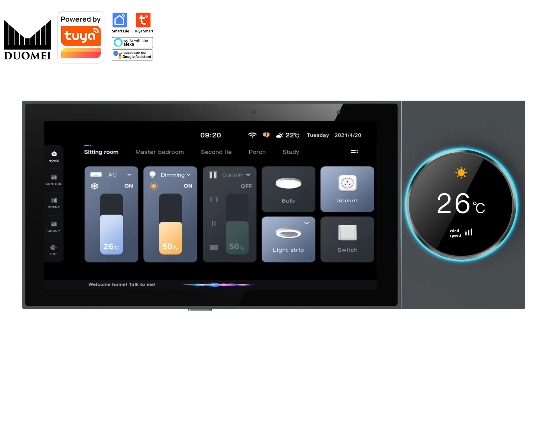 Smart Home Gateway - Sistem Rumah Pintar DUOMEI Tuya WiFi