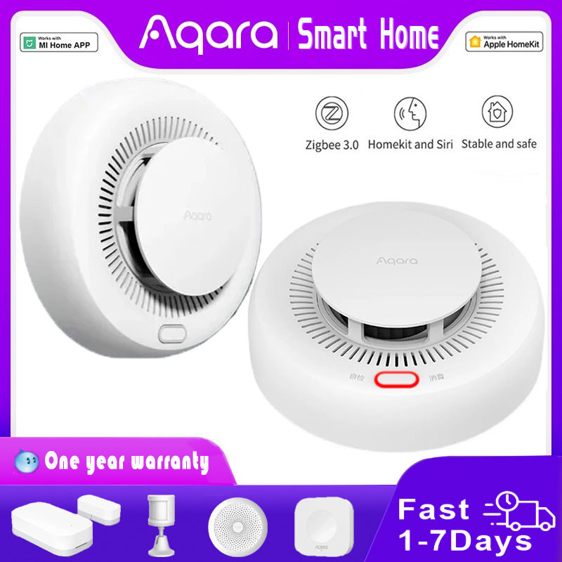 Smart Home Xiaomi App - Detektor Asap Aqara Baru Zigbee Monitor