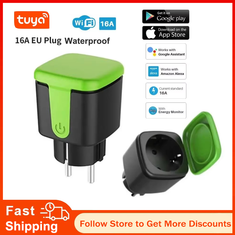 Smart Home Living - Tuya EU 16A WiFi Smart Waterproof