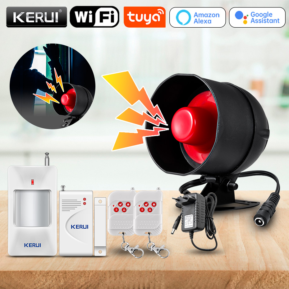Smart Home Living - KERUI Tuya Smart WIFI Sistem Alarm