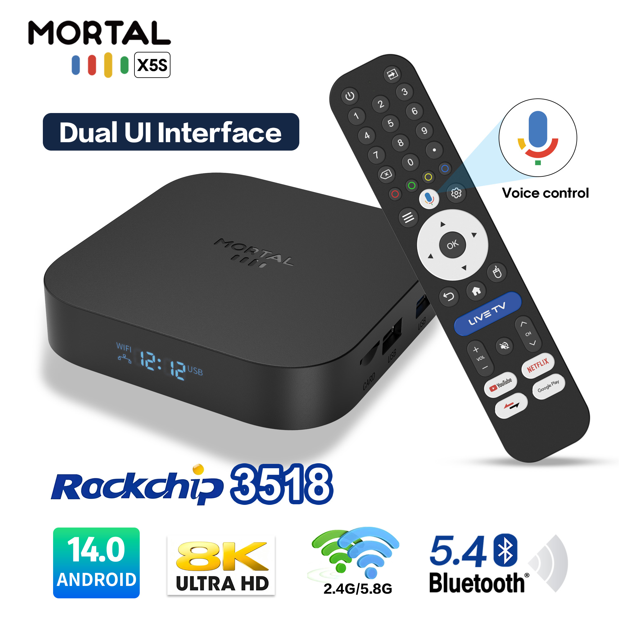 Smart Home Ui - 2026 Smart Streaming TV Box X5S