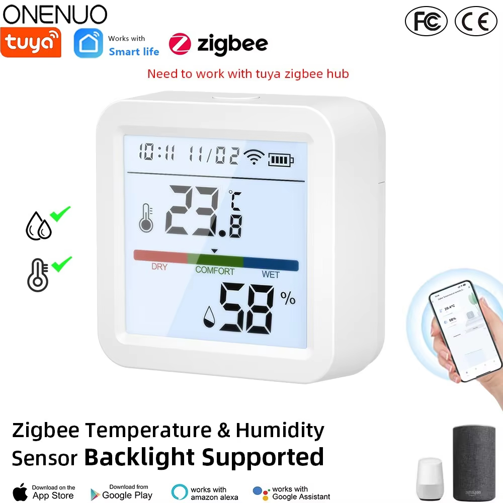 Smart Home Hub Ikea - ZigBee Tuya Sensor kelembapan suhu rumah