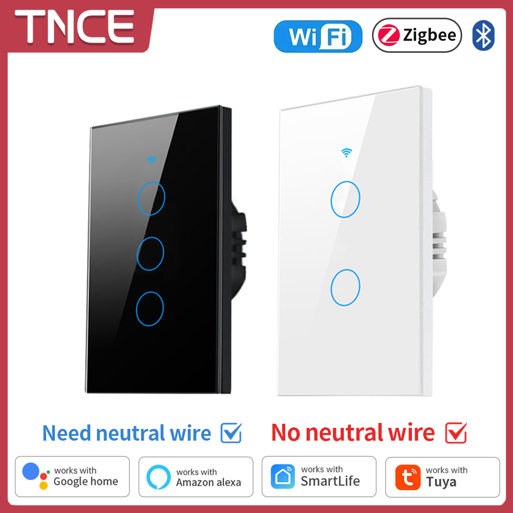 Smart Home Lighting - TNCE Tuya WiFi/Zigbee saklar lampu pintar,