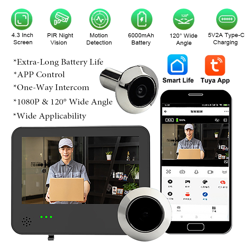 Video Doorbell - Kamera Pintu Video WIFI Tuya Smart