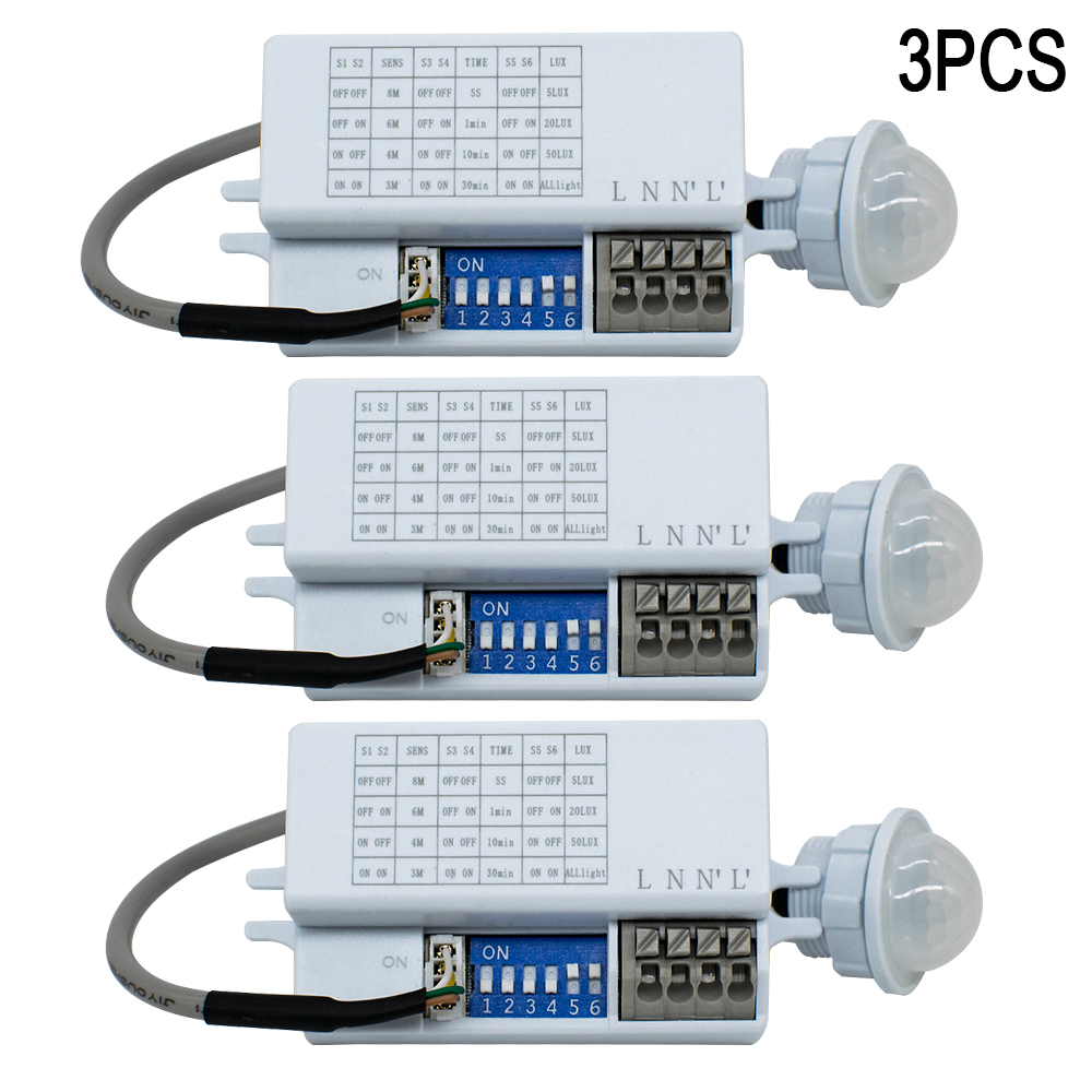 Pir Motion Sensor - Saklar Lampu Sensor Gerak 220V 110V