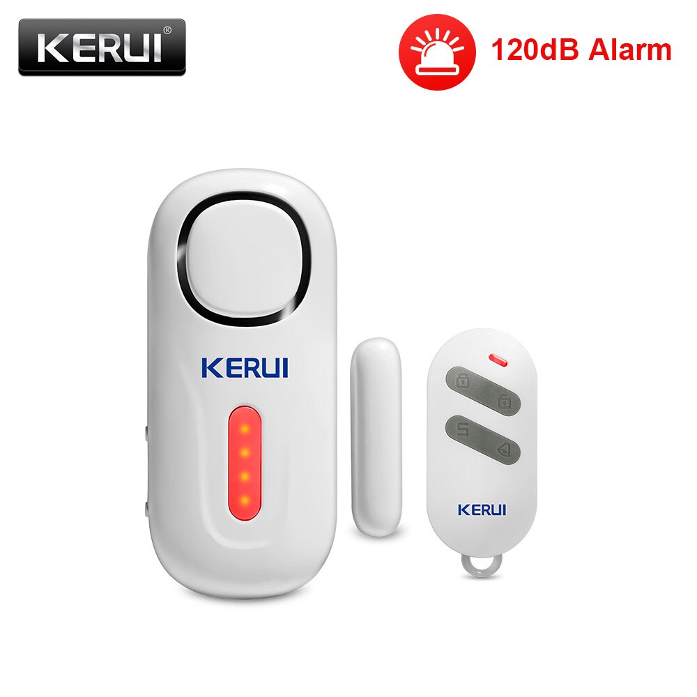 Smart Home Security System - KERUI Sensor pencuri nirkabel 120DB, keamanan