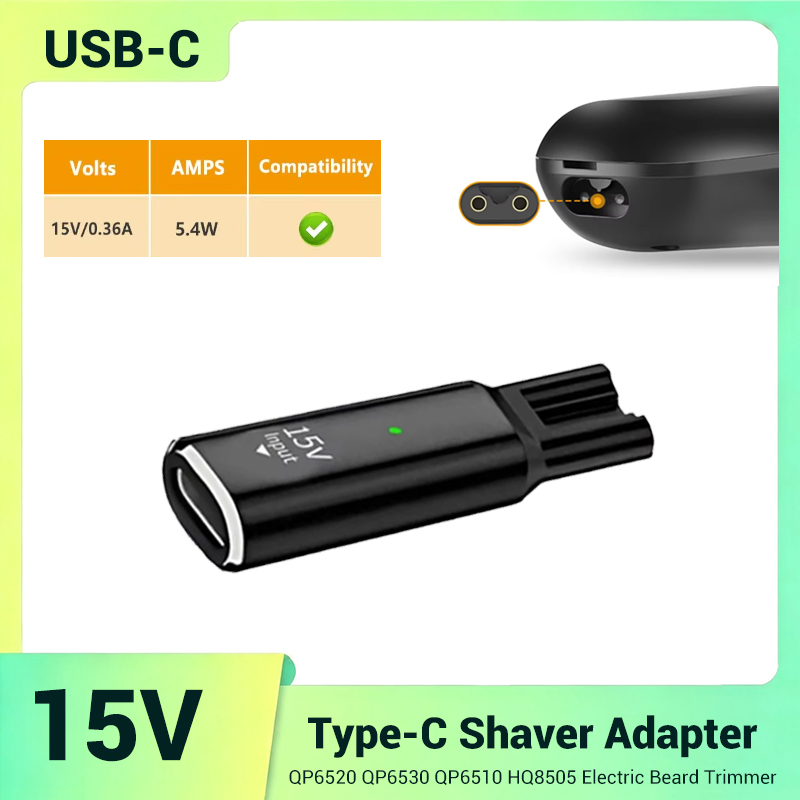 Smart Home Philips - Adaptor Pengisi Daya Mini USB-C 15V