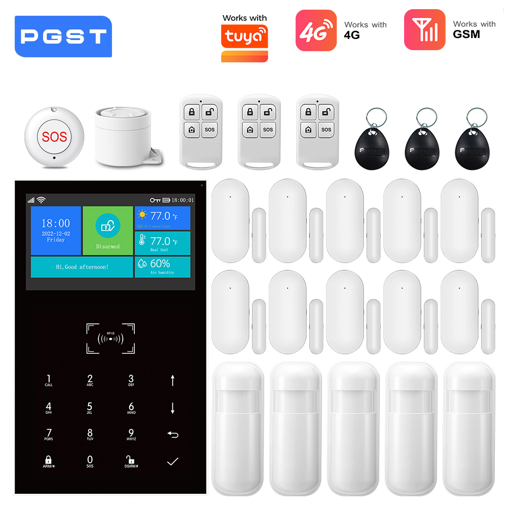 Smart Home Package - Sistem Alarm WiFi GSM 4G Bekerja