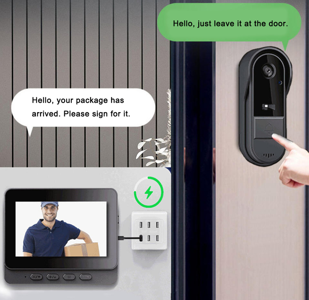 Sistem Kamera Pintu Pintar 2.4 - Smart Home Video Doorbell Installation ulasan dan harga