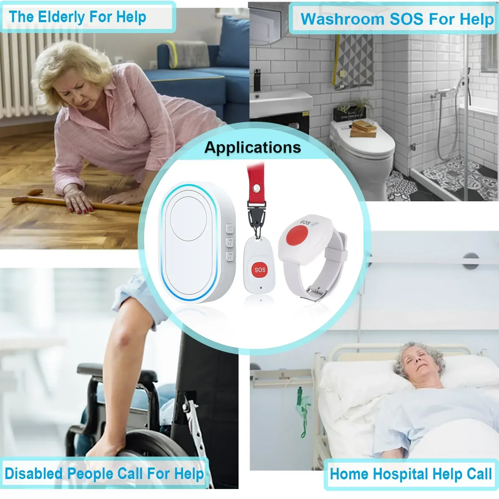 Topvico Wireless Caregiver Pag - Smart Home Security System ulasan dan harga