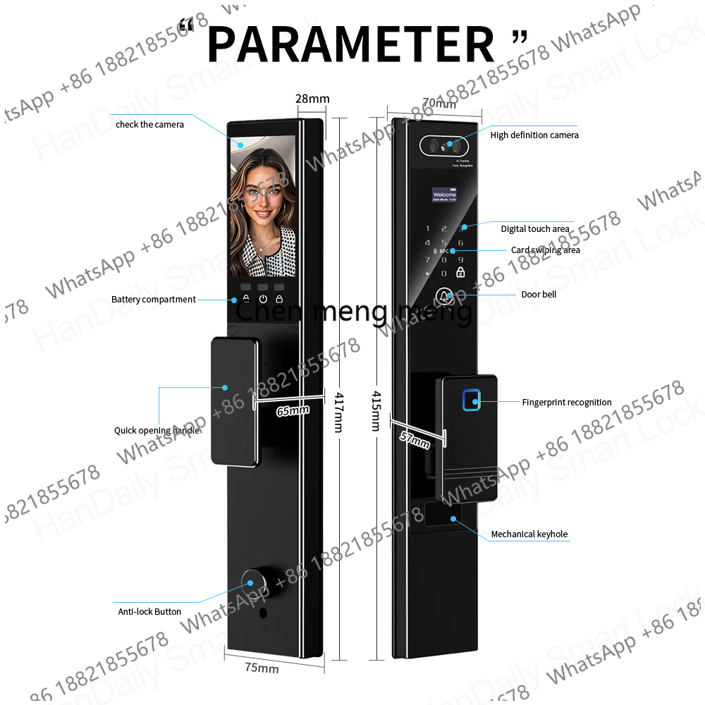 Kunci Pintu Pintar Handaily de - Smart Home Video Doorbell Installation ulasan dan harga