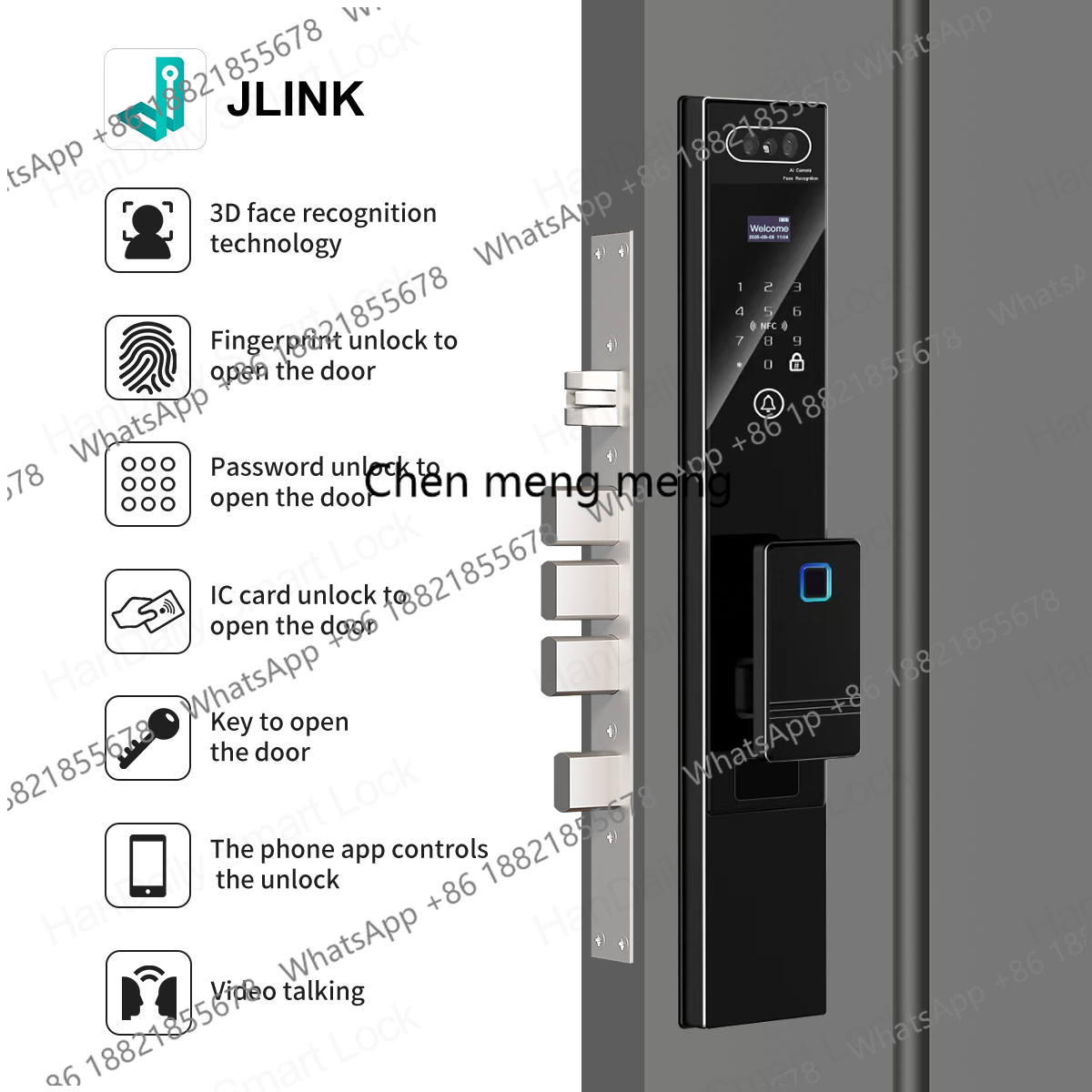 Kunci Pintu Pintar Handaily de - Smart Home Video Doorbell Installation ulasan dan harga