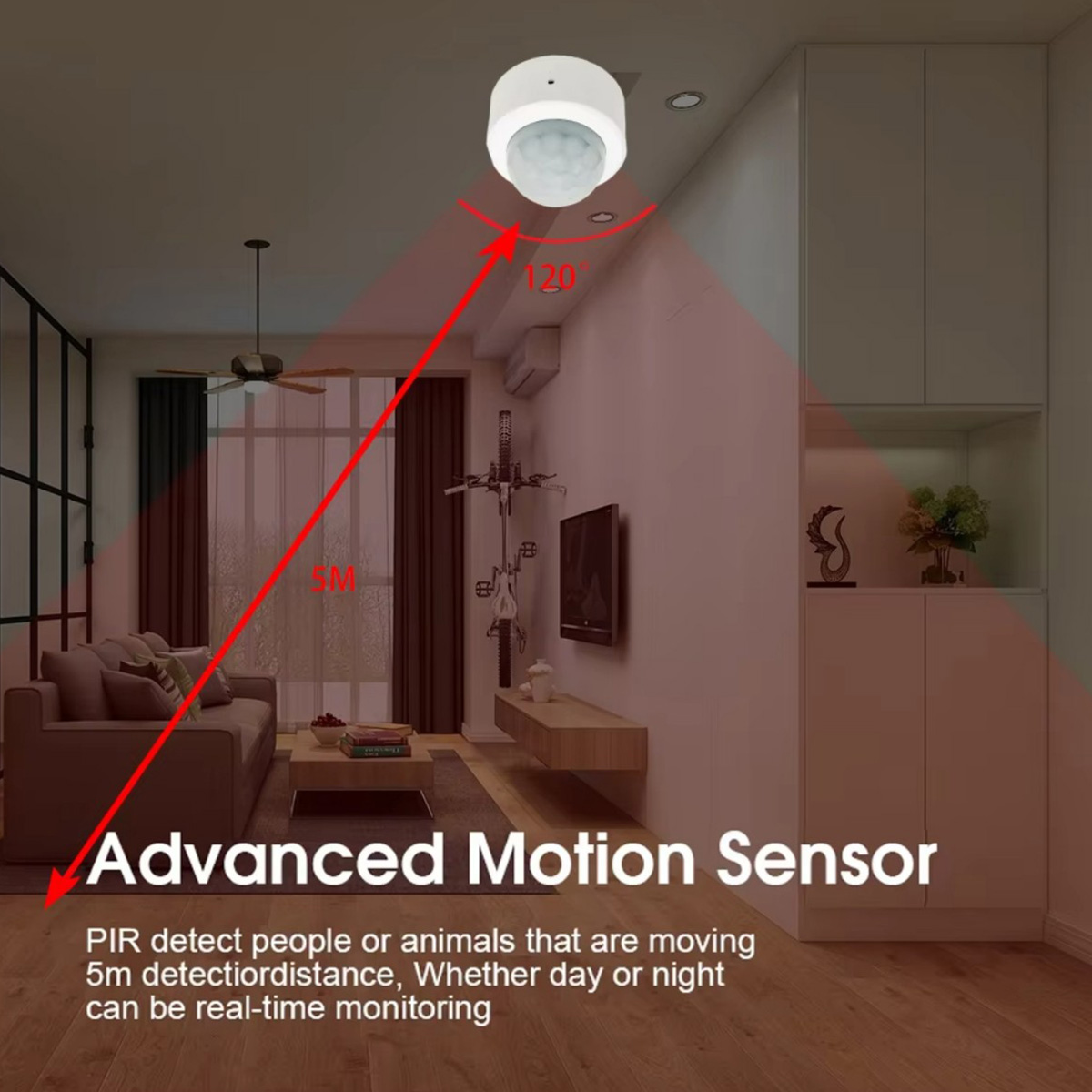 Sensor Gerak Zigbee PIR Detekt - Pir Motion Sensor ulasan dan harga
