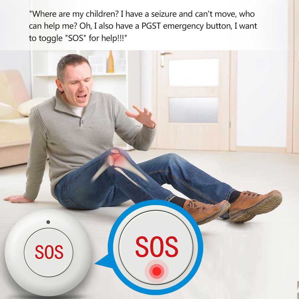 Tombol SOS Nirkabel Bel Pintu  - Smart Home Security System ulasan dan harga