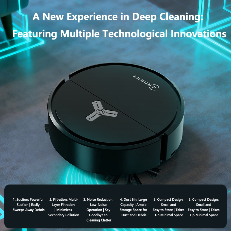 Robot Penyapu Pintar 3-in-1 Le - Smart Home Hvac ulasan dan harga