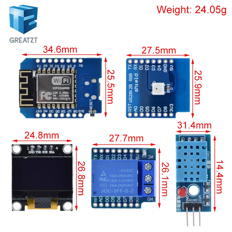 WeMos D1 Mini ESP8266 ESP-12F  - Smart Home Esp8266 ulasan dan harga