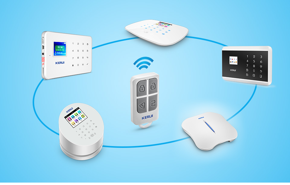 KERUI Gantungan Kunci 4 Tombol - Smart Home Security System ulasan dan harga