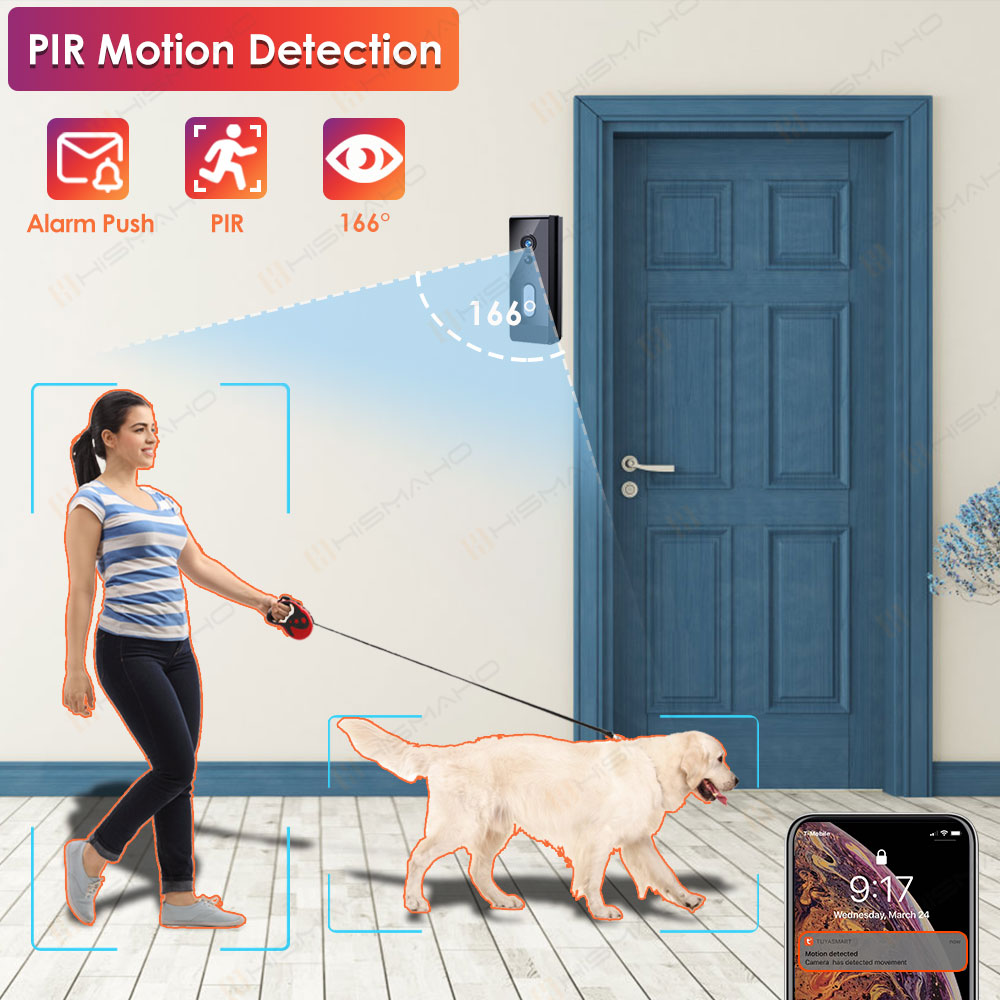 Tuya bel pintu WiFi, kamera lu - Smart Home Battery Camera ulasan dan harga