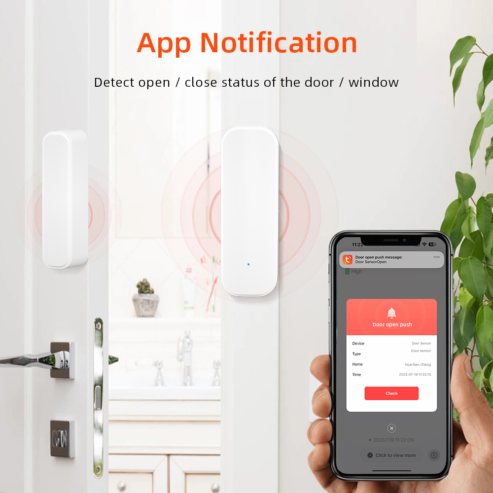 Tuya Sensor pintu jendela Zigb - Smart Home Security System ulasan dan harga