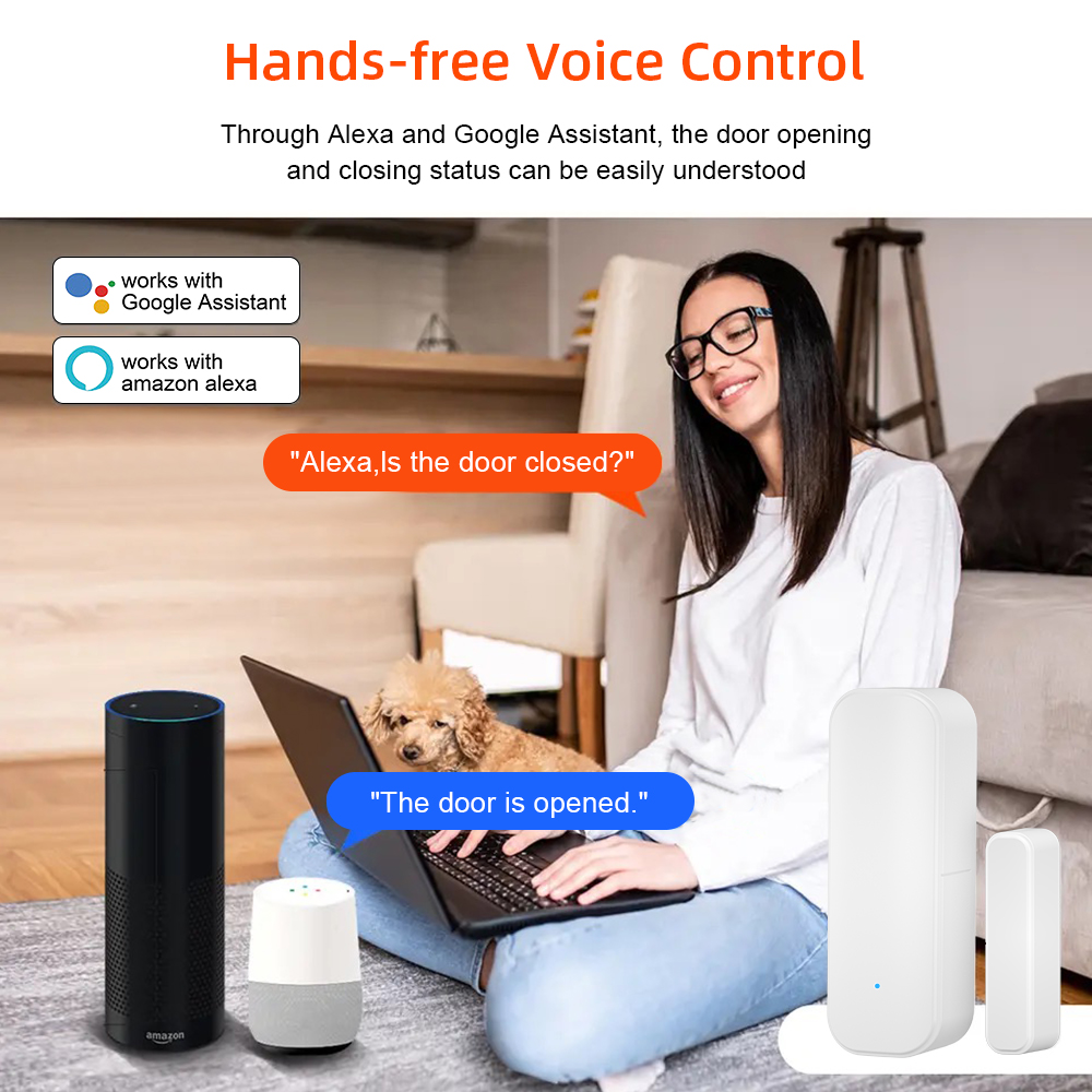 Tuya Sensor pintu jendela Zigb - Smart Home Security System ulasan dan harga