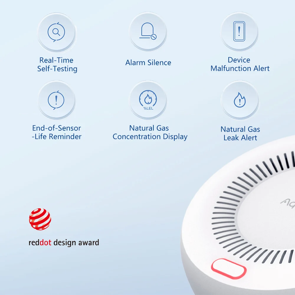 Detektor Gas Alam Aqara Alarm  - Smart Home Xiaomi App ulasan dan harga