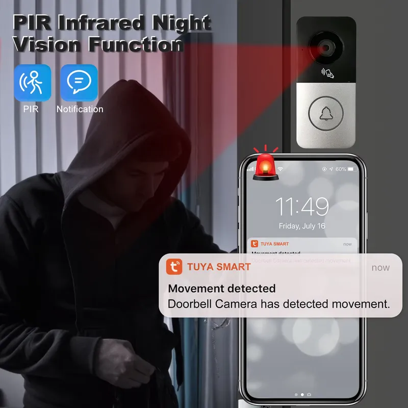【CHIMU HOME】 Kamera Interkom V - Video Doorbell ulasan dan harga