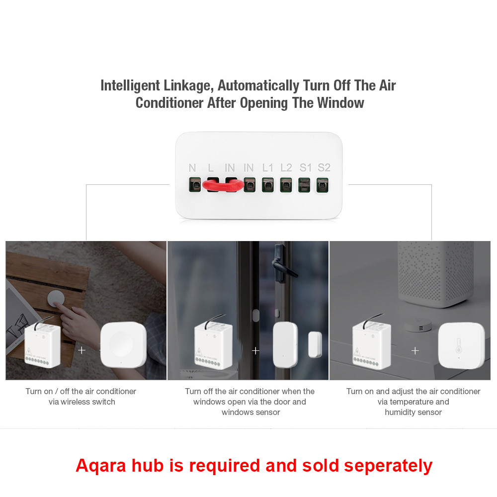 Modul Kontrol Dua Arah Aqara S - Smart Home Xiaomi App ulasan dan harga