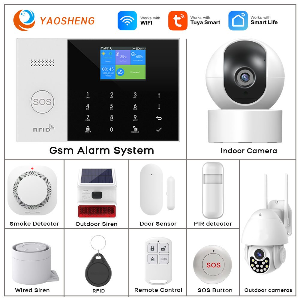 Alarm rumah nirkabel Alarme WI - Smart Home Package ulasan dan harga