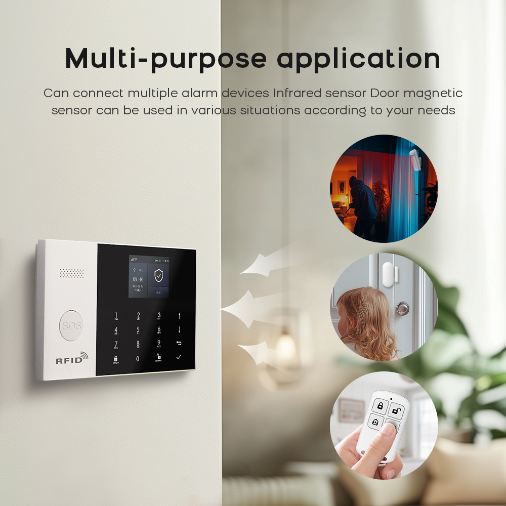 Alarm rumah nirkabel Alarme WI - Smart Home Package ulasan dan harga