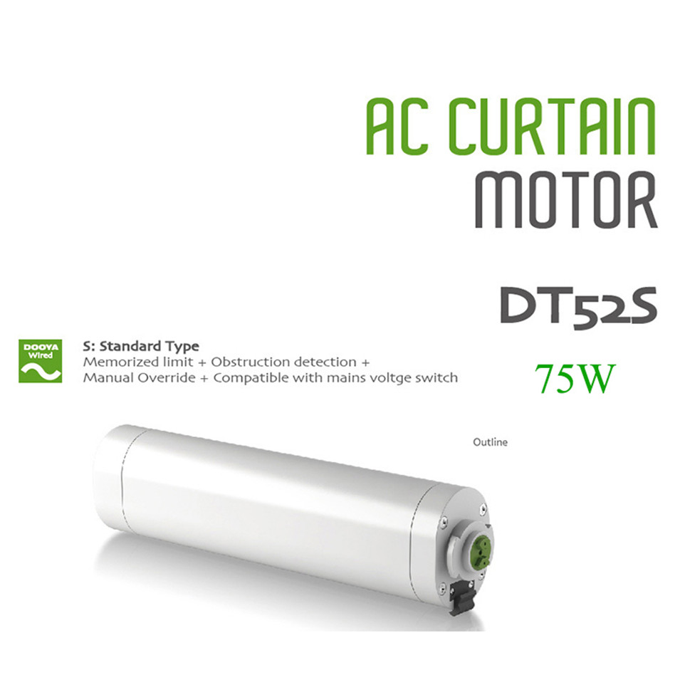 Dooya DT52S Tirai Listrik Moto - Smart Home Fibaro ulasan dan harga