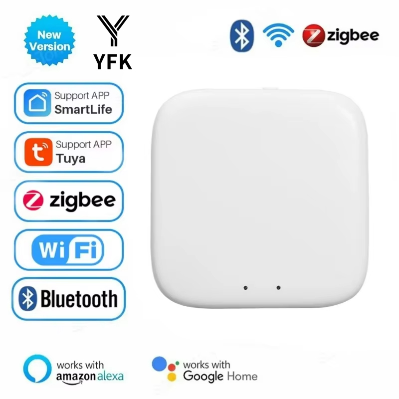 YFK Zigbee Gateway Hub Tuya Sm - Smart Home Hub Ikea ulasan dan harga