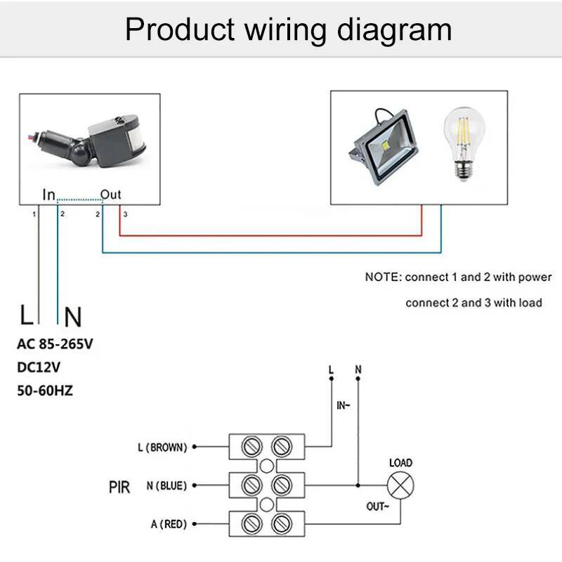 Sensor Gerak Sakelar PIR Senso - Pir Motion Sensor ulasan dan harga