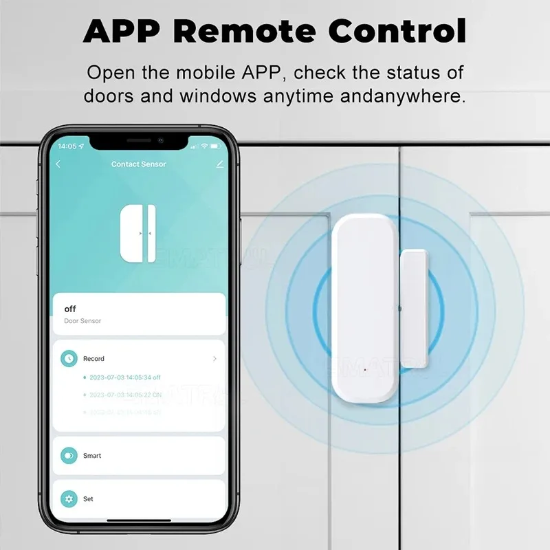 Tuya WiFi Sensor Jendela Pintu - Smart Home Security System ulasan dan harga