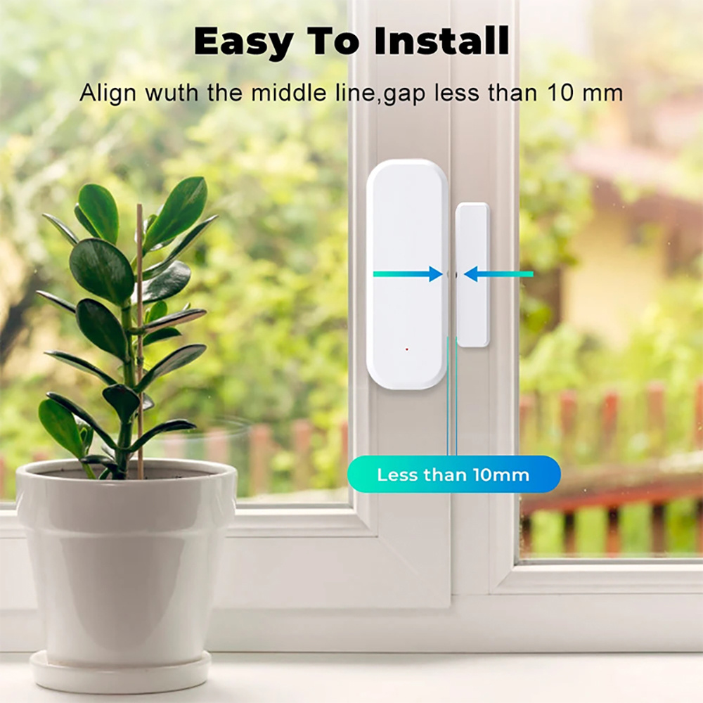 Tuya WiFi Sensor Jendela Pintu - Smart Home Security System ulasan dan harga