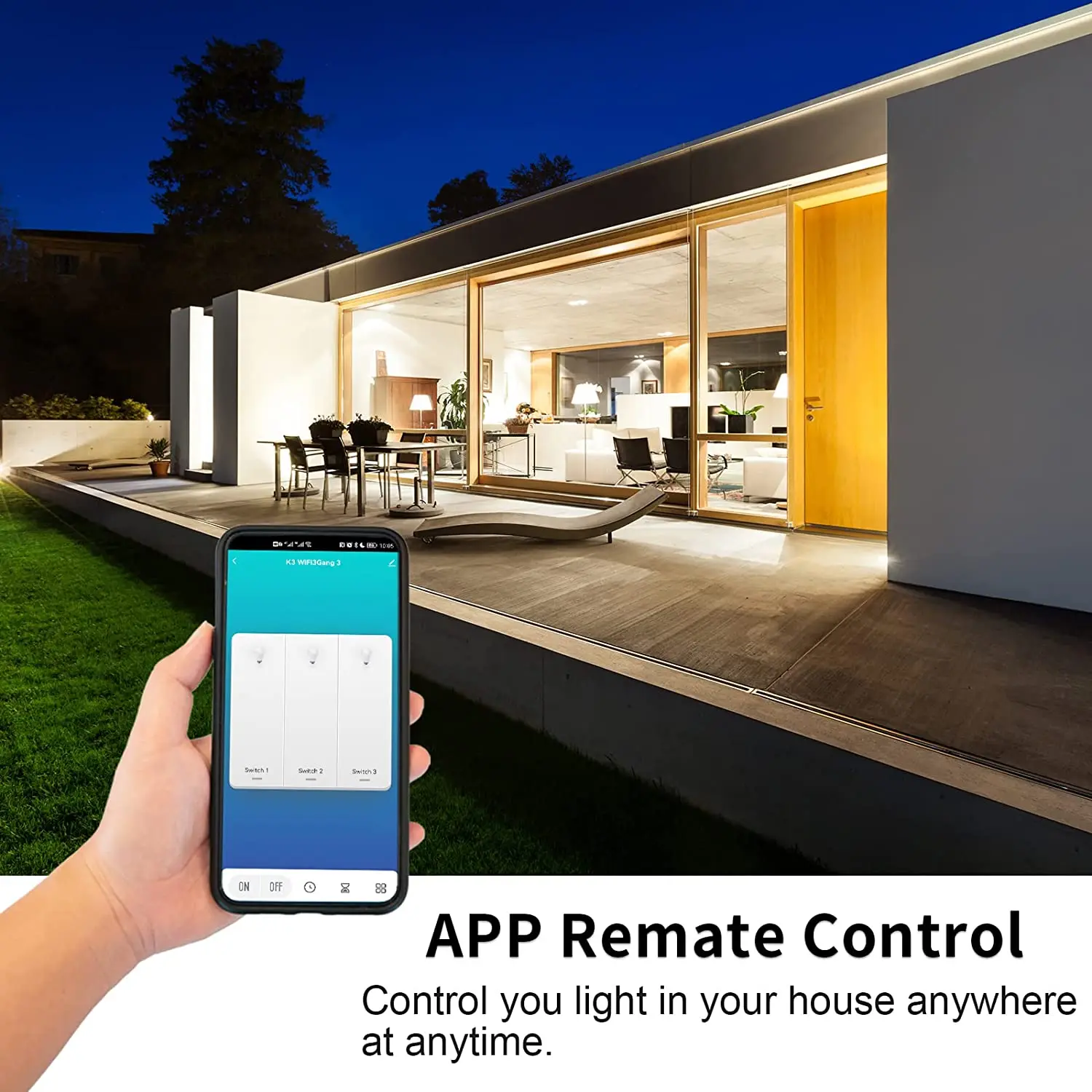 Tuya Wifi EU saklar cerdas 1/2 - Smart Home Lighting ulasan dan harga