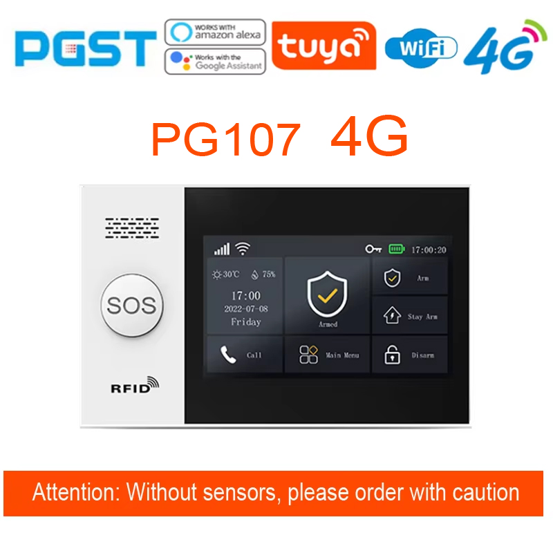 PG-107 Tuya 4G Home Security A - Smart Home Package ulasan dan harga