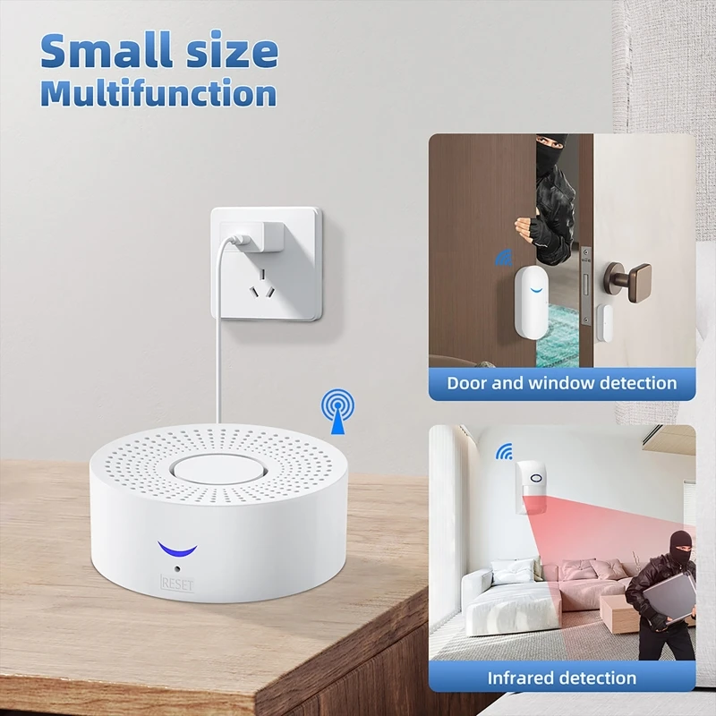 Sensor Pintu WiFi Tuya Rumah P - Smart Home Security System ulasan dan harga