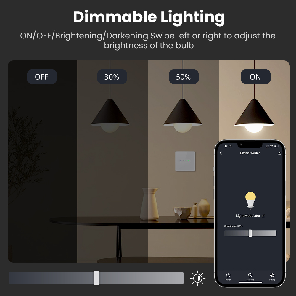 AVATTO WiFi 1/2 Gang Smart Dim - Smart Home Lighting ulasan dan harga