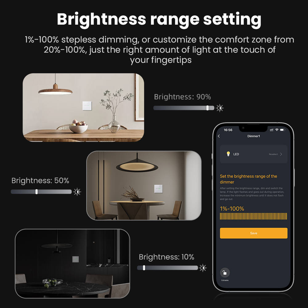 AVATTO WiFi 1/2 Gang Smart Dim - Smart Home Lighting ulasan dan harga
